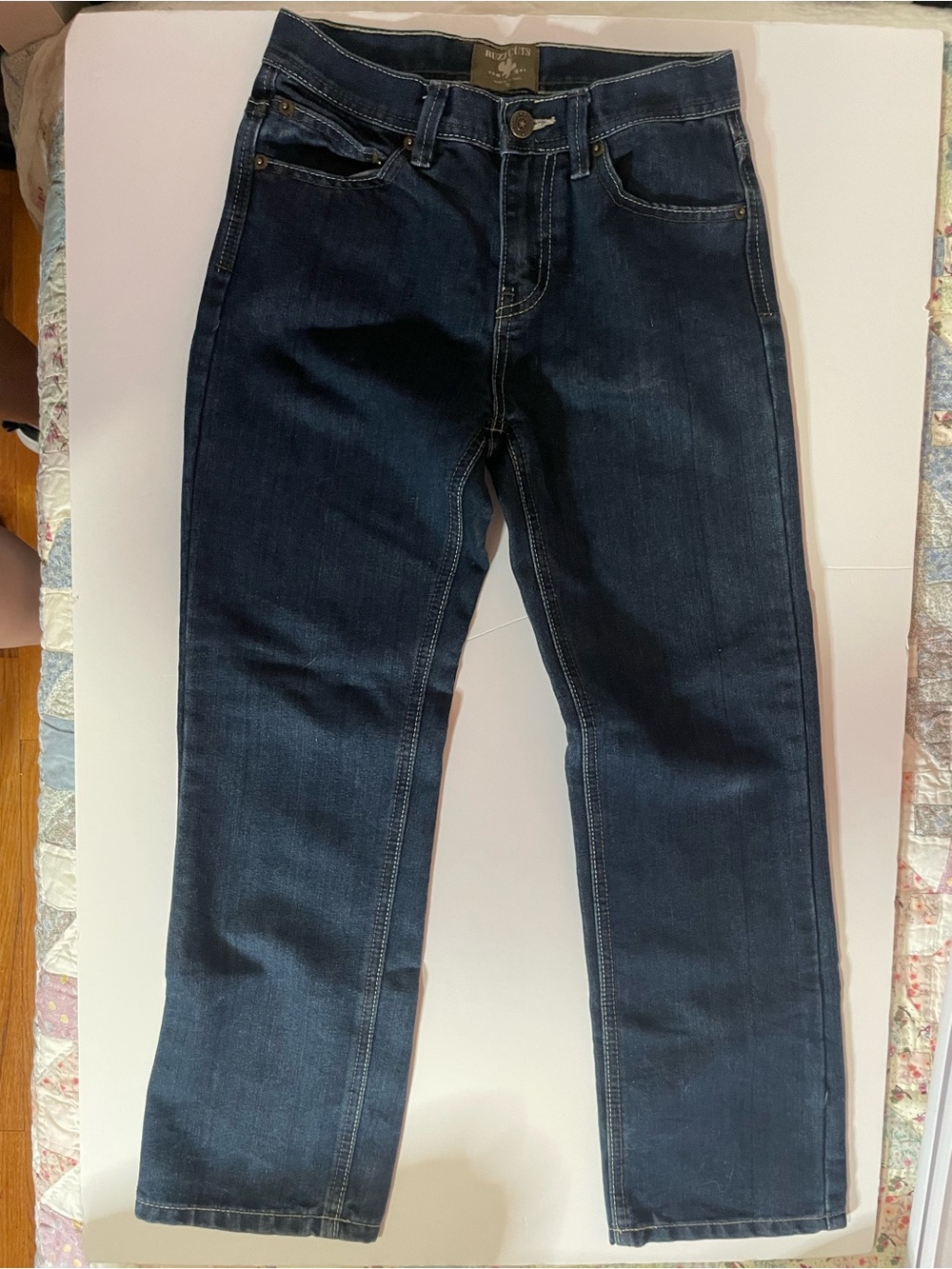 Buzzcuts Kids Dark Blue Straight Fit Jeans